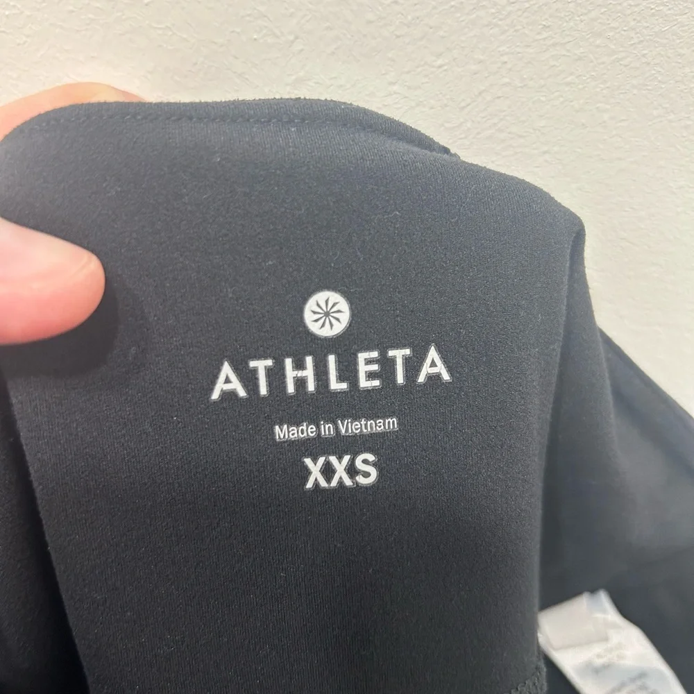 Athleta Leggings Size‎ XXS Black Mantra Capri Yoga Women’s 23” Inseam Gym Soft